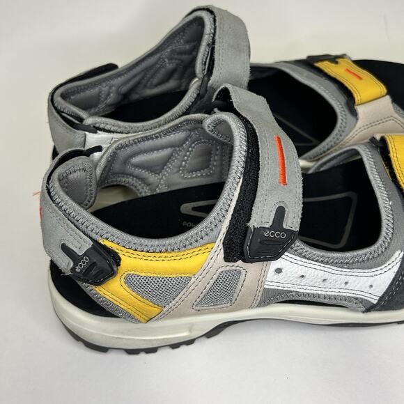 Ecco Offroad Yucatan Mens 11 Sandals Yellow Gray Hiking Sports Comfort Support main image 10